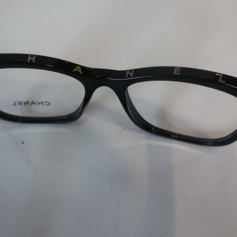 Authentic CHANEL Black Eyewear with Logo Case and Box, #3392 - Picture 3 of 9